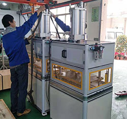 4臺氣液增壓機出貨啦，5噸高壓油壓出力型